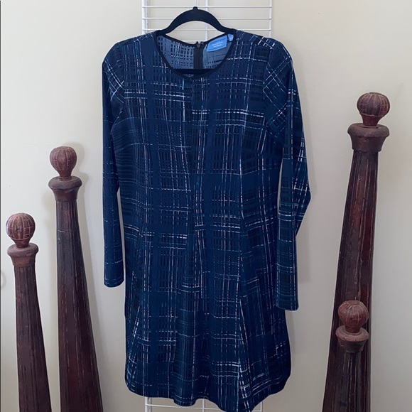 Navy Blue Vera Wang Dress - Picture 1 of 1